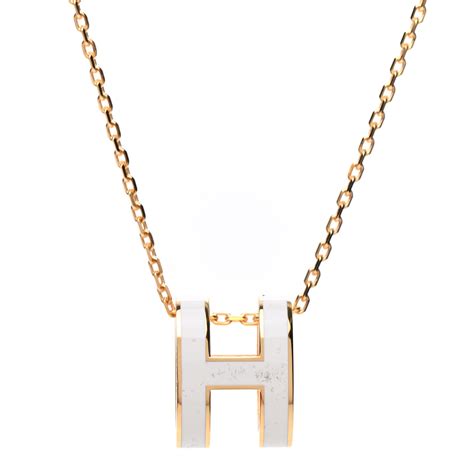 h necklace hermès|hermes necklace price.